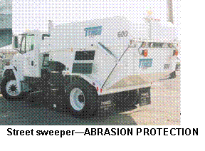 Street Sweeper - Abrasion protection